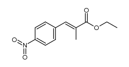 ethyl 2-Methyl-3-(4-Nitrophenyl)propenoate结构式