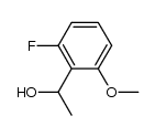 1-(2-fluoro-6-methoxyphenyl)ethanol结构式