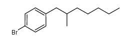 1-bromo-4-(2-methylheptyl)benzene Structure