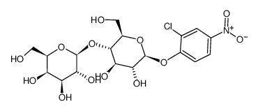 2-氯-4-硝基苯基-beta-d-神经酰胺乳糖苷结构式