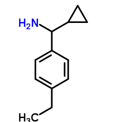 1-Cyclopropyl-1-(4-ethylphenyl)methanamine Structure