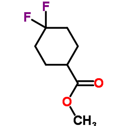 Methyl 4,4-difluorocyclohexanecarboxylate Structure