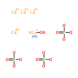 Calcium hydroxycalcium(1+) phosphate (4:1:3) Structure
