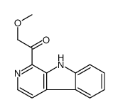 2-甲氧基-1-(9h-吡啶并[3,4-b]吲哚-1-基)-乙酮结构式