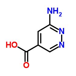 6-Amino-4-pyridazinecarboxylic acid Structure