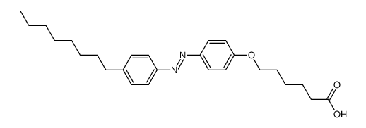 trans-4-octyl-4'-(5-carboxyl-pentamethylene-oxy)-azobenzene Structure