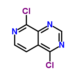 4,8-二氯吡啶并[3,4-D]嘧啶结构式