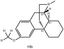右美沙芬D3 HBR结构式