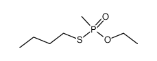 Methylphosphonothioic acid S-butyl O-ethyl ester结构式