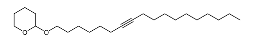 2-(octadec-7-yn-1-yloxy)tetrahydro-2H-pyran结构式