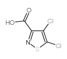 4,5-Dichloroisothiazole-3-carboxylic acid Structure