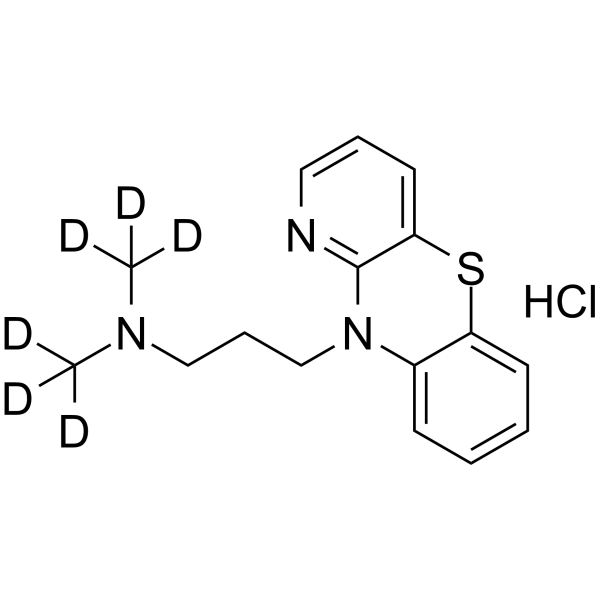 Prothipendyl-d6 hydrochloride Structure