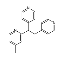 1-[2-(4-methyl)pyridyl]-1,2-di(4-pyridyl)-ethane Structure