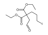 diethyl 2-(3-iodopropyl)-2-(2-oxoethyl)propanedioate结构式