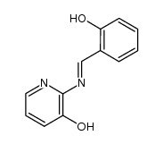 2-[[(2-hydroxyphenyl)methylidene]amino]pyridin-3-ol Structure