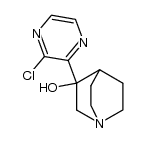 3-(3-chloro-1,4-diazin-2-yl)-1-azabicyclo[2.2.2]octan-3-ol Structure