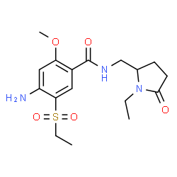 4-Amino-N-[(1-ethyl-5-oxo-2-pyrrolidinyl)methyl]-5-(ethylsulfonyl)-2-methoxybenzamide picture