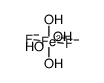 tetrahydroxyiron(VI) fluoride Structure