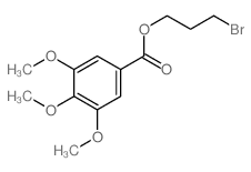 3-bromopropyl 3,4,5-trimethoxybenzoate结构式