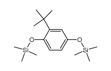 ((2-(tert-butyl)-1,4-phenylene)bis(oxy))bis(trimethylsilane) Structure