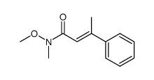 (E)-N-methoxy-N-methyl-3-phenylbut-2-enamide Structure