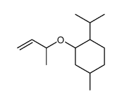 2-but-3-en-2-yloxy-4-methyl-1-propan-2-ylcyclohexane结构式