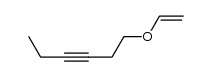 1-vinyloxy-hex-3-yne结构式