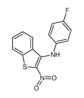 N-(4-fluorophenyl)-2-nitro-1-benzothiophen-3-amine Structure