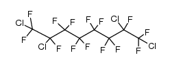 1,2,7,8-tetrachloro-1H,2H,7H,8H-tetradecafluoro-octane结构式