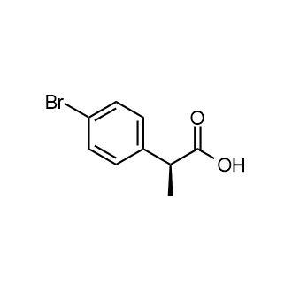 (S)-2-(4-溴苯基)丙酸结构式