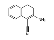 2-amino-3,4-dihydronaphthalene-1-carbonitrile Structure