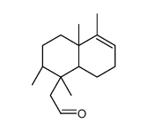 2-[(1S,2R,4aR,8aR)-1,2,4a,5-tetramethyl-2,3,4,7,8,8a-hexahydronaphthalen-1-yl]acetaldehyde Structure