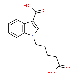 PB-22 N-pentanoic acid-3-carboxyindole metabolite Structure