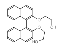 Ethanol,2,2'-[[1,1'-binaphthalene]-2,2'-diylbis(oxy)]bis- Structure