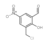 3-氯甲基-5-硝基水杨醛结构式