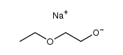 sodium 2-ethoxyethoxide结构式