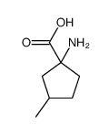 1-氨基-3-甲基环戊烷羧酸结构式