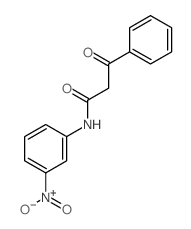 Benzenepropanamide,N-(3-nitrophenyl)-b-oxo-结构式
