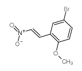 5-溴-2-甲氧基-回旋-硝基苯乙烯结构式