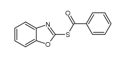 S-(benzoxazol-2-yl) thiobenzolate结构式