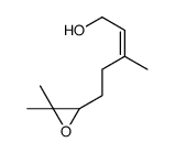 5-(3,3-dimethyloxiran-2-yl)-3-methylpent-2-en-1-ol Structure