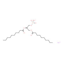 1,2-DIDECANOYL-SN-GLYCERO-3-PHOSPHATE Structure