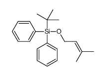 tert-butyl-(3-methylbut-2-enoxy)-diphenylsilane Structure