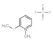 tetrafluoro-l4-borane, 1-methyl-2-(methylthio)pyridin-1-ium salt Structure