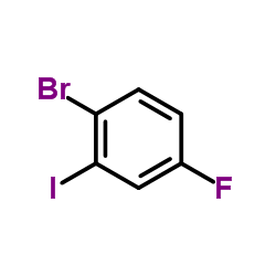 2-溴-4-氟碘苯结构式