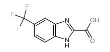5-三氟甲基苯并咪唑-2-甲酸结构式