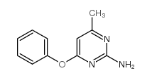 2-氨基-4-苯氧基-6-甲基嘧啶结构式