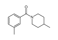4-Methyl-1-(3-Methylbenzoyl)piperidine结构式