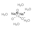 sodium tellurite pentahydrate Structure