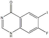 7-Fluoro-6-iodo-1H-quinazolin-4-one结构式